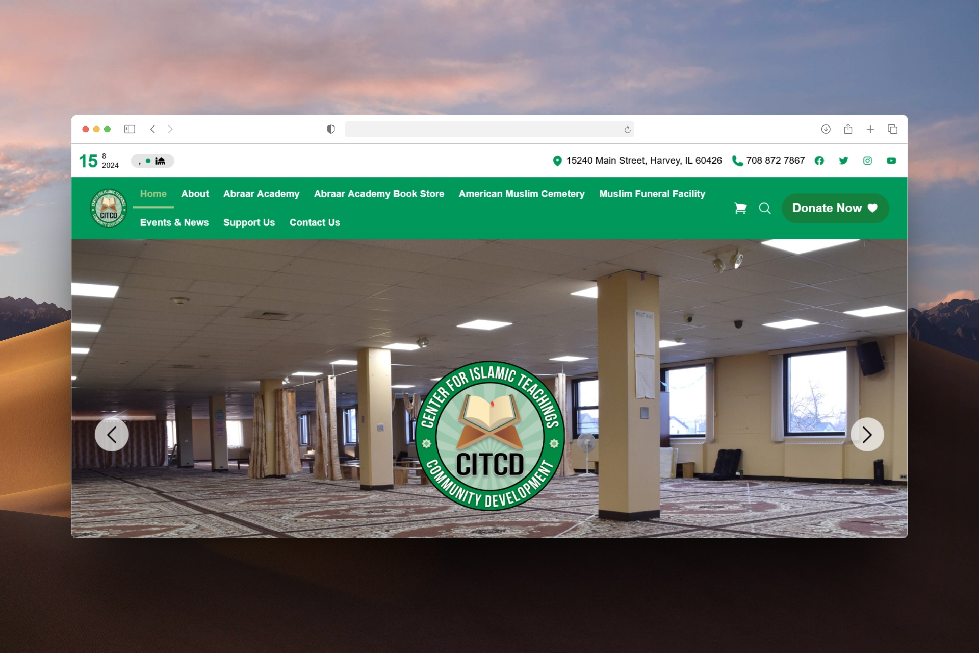 CITCD Website Before Redesign