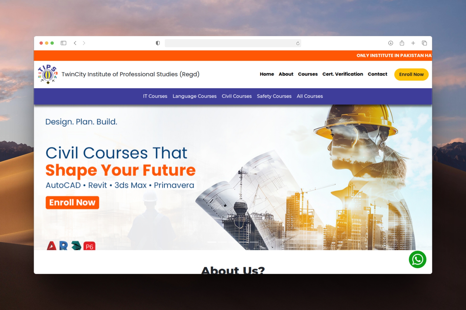 TwinCity Institute IT Training Platform