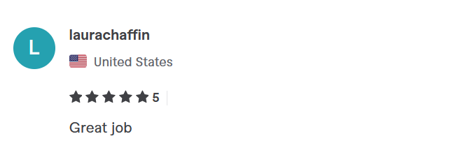 Fiverr client review